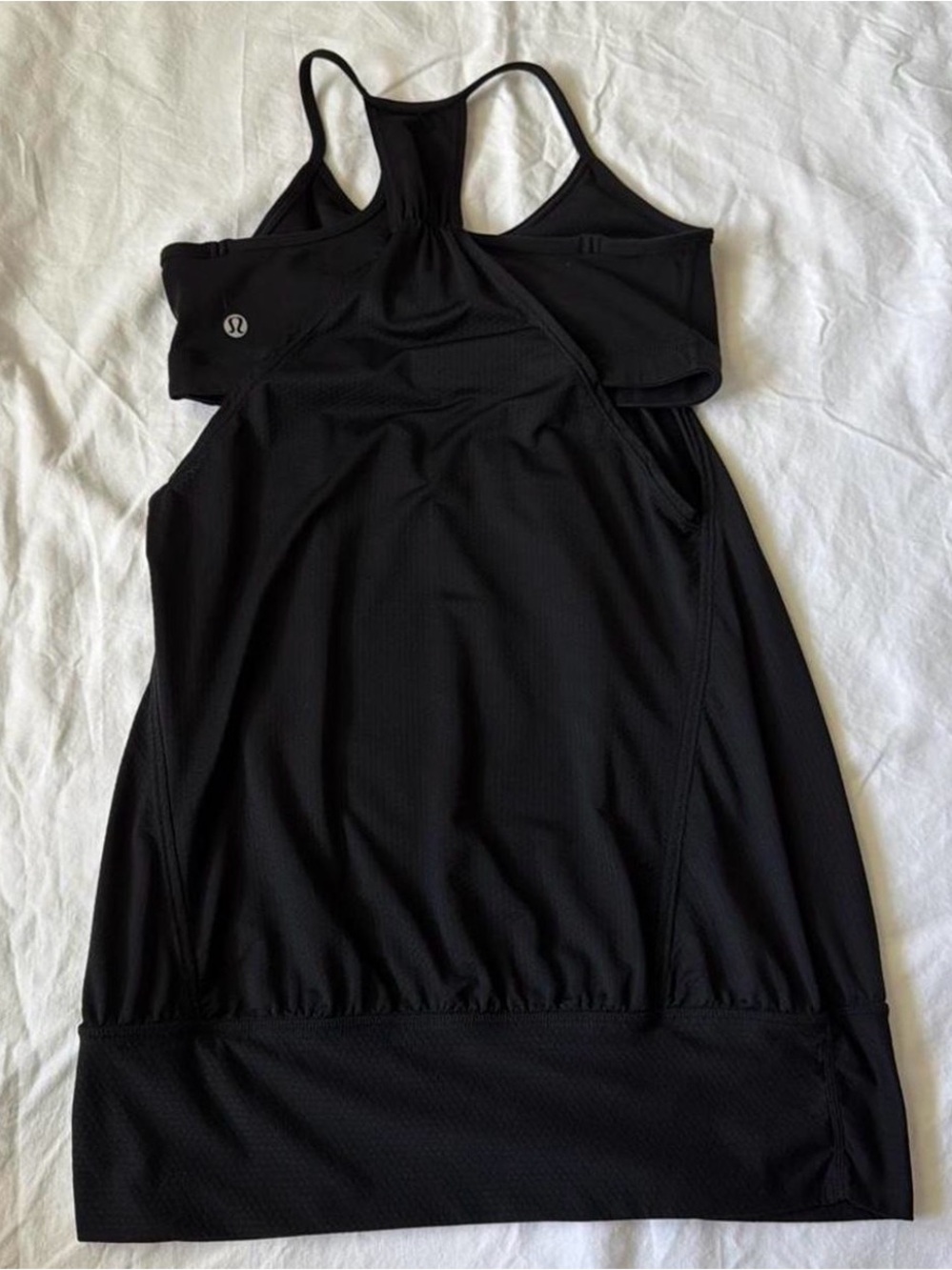lululemon athletica Black Gathered Racerback Tank - Picture 2 of 4